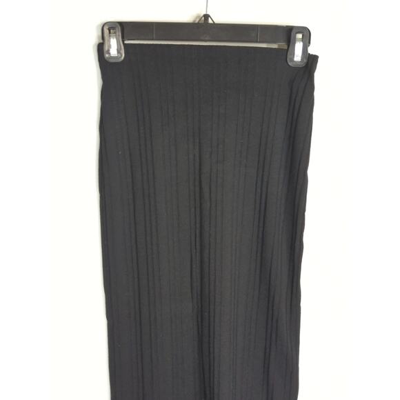 Wilfred Free Black Ribbed Knit Maxi Skirt Women's Small Business Casual Preppy‎ - Picture 3 of 8